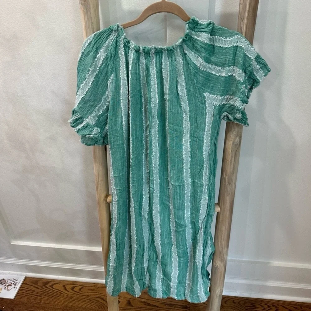Tuckernuck Teal Textured Coverup